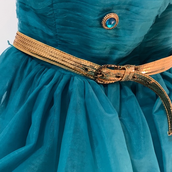 Betsey Johnson turquoise blue tutu dress - Picture 5 of 6